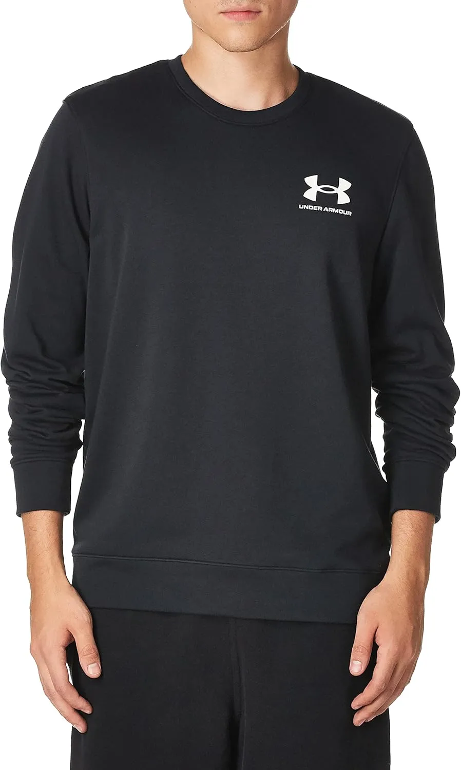 Under Armour Men's Rival Terry Long Crew Neck T-Shirt