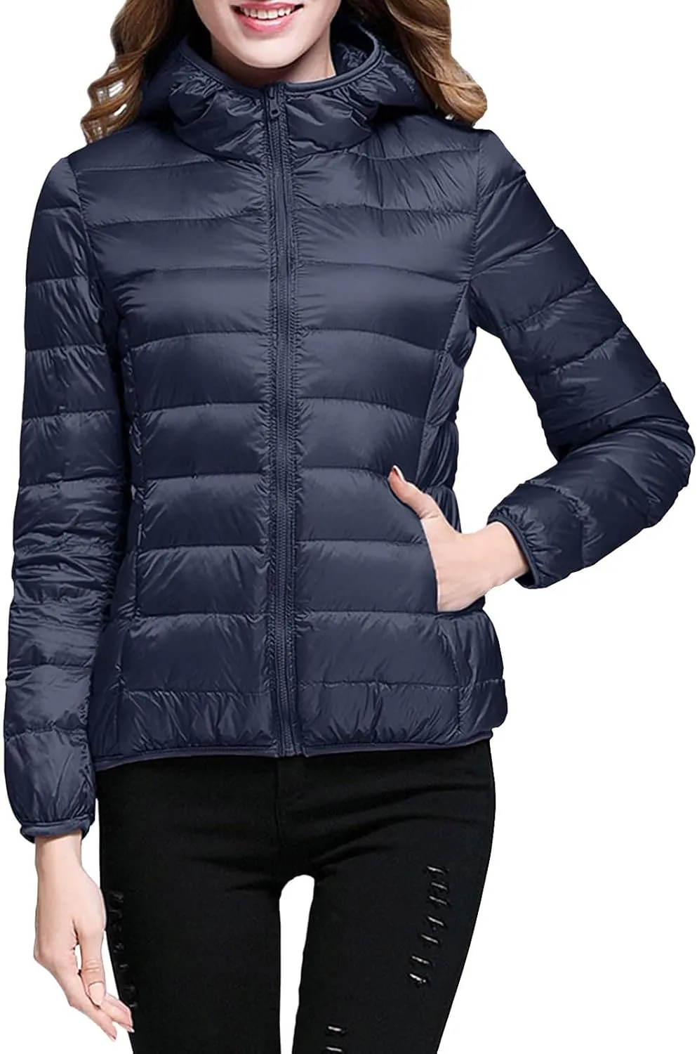 Winter Thicken Puffer Coat Windproof Jacket Women Windproof Winter Coat With Recycled Insulation Winter Slim Short Coat